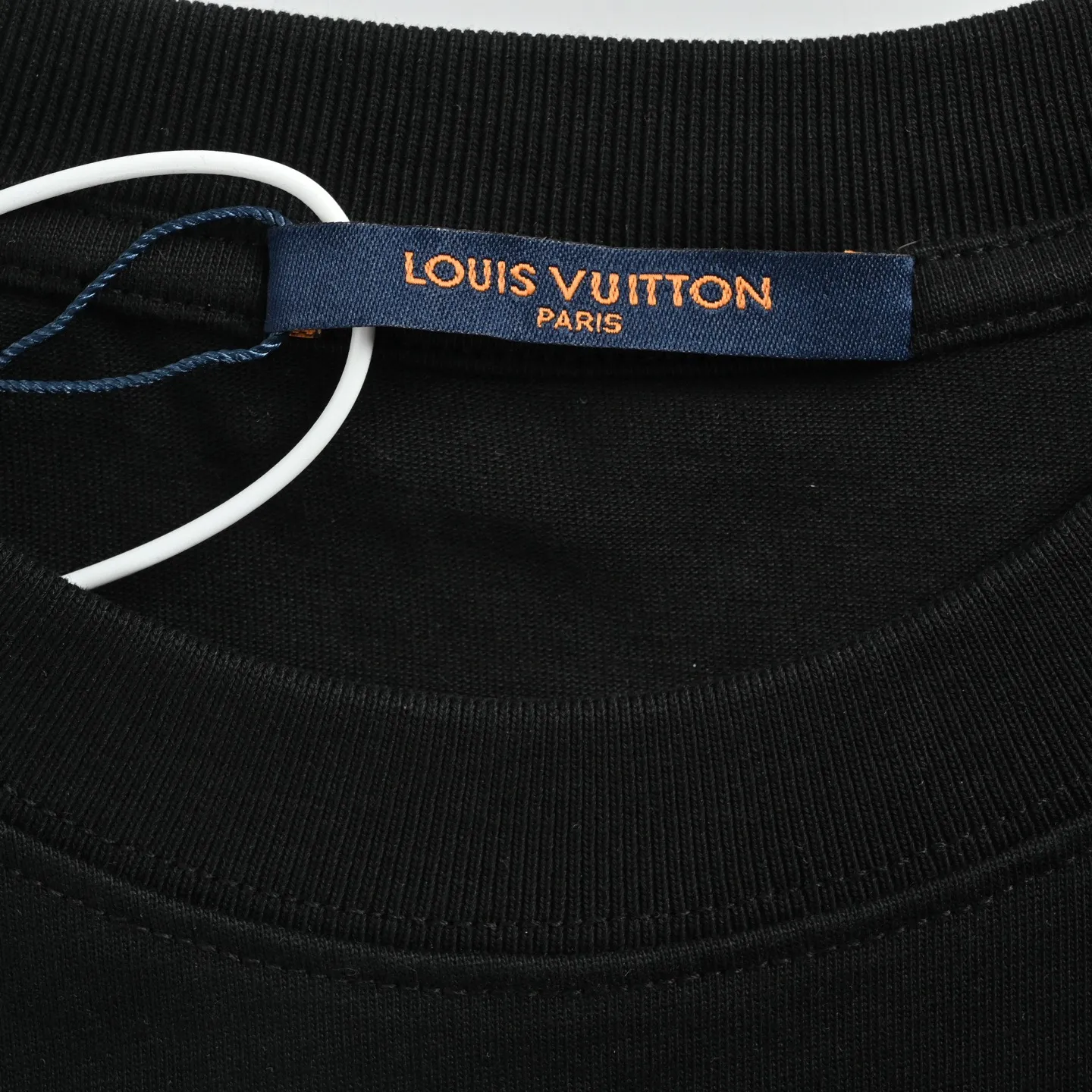 Louis Vuitton/Louis Vuitton 26ss front and rear letter logo woven embroidery short sleeves